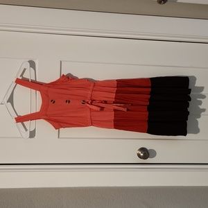 Heart & Heels multicolor knee length dress